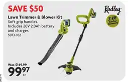 Home Hardware Lawn Trimmer & Blower Kit offer