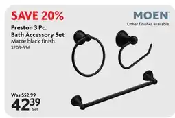 Home Hardware Preston 3 Pc. Bath Accessory Set offer