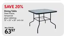 Home Hardware Dining Table offer