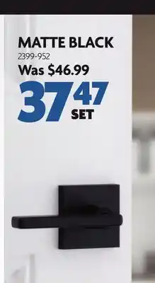 Home Hardware MATTE BLACK offer