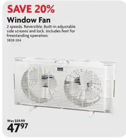 Home Hardware Window Fan offer
