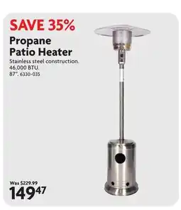 Home Hardware Propane Patio Heater offer