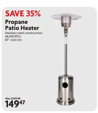 Home Hardware Propane Patio Heater offer