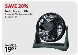 Home Hardware Turbo Fan with Tilt offer