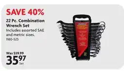 Home Hardware 22 Pc. Combination Wrench Set offer