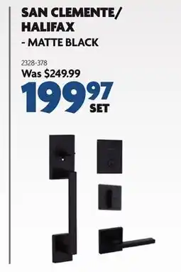 Home Hardware SAN CLEMENTE/ HALIFAX - MATTE BLACK offer