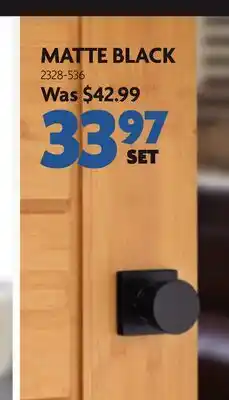 Home Hardware WEISER LOCK MATTE BLACK offer