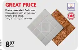 Home Hardware Foam Insulated Subfloor offer
