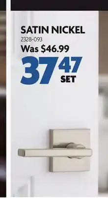 Home Hardware SATIN NICKEL offer