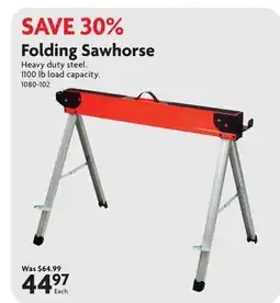 Home Hardware Folding Sawhorse offer