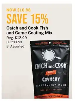 Cabela's Catch and Cook Fish and Game Coating Mix offer