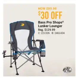 Cabela's Bass Pro Shops Lunker Lounger offer