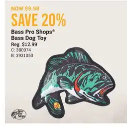 Cabela's Bass Pro Shops Bass Dog Toy offer
