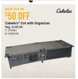 Cabela's Cabela's Cot with Organizer offer