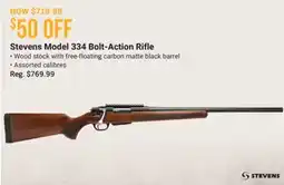 Cabela's Stevens Model 334 Bolt-Action Rifle offer