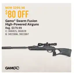 Cabela's Gamo Swarm Fusion High-Powered Airguns offer