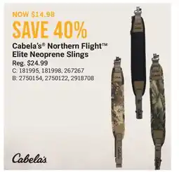Cabela's Cabela's Northern Flight Elite Neoprene Slings offer