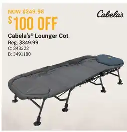 Cabela's Cabela's Lounger Cot offer