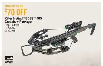 Cabela's Killer Instinct BOSS 405 Crossbow Package offer