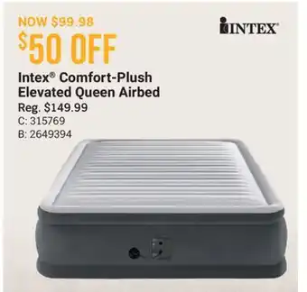Cabela's Intex Comfort-Plush Elevated Queen Airbed offer