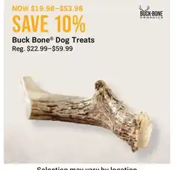 Cabela's Buck Bone Dog Treats offer