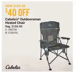 Cabela's Cabela's Outdoorsman Heated Chair offer
