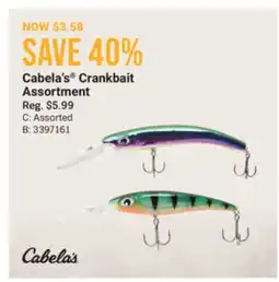 Cabela's Cabela's Crankbait Assortment offer
