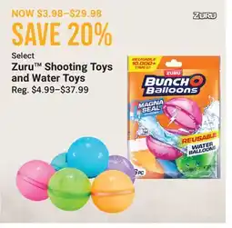 Cabela's Zuru Shooting Toys and Water Toys offer