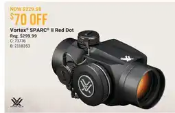 Cabela's Vortex SPARC II Red Dot offer