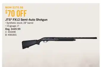 Cabela's JTS FX12 Semi-Auto Shotgun offer