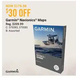 Cabela's Garmin Navionics Maps offer