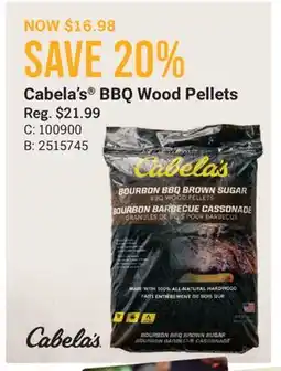 Cabela's Cabela's BBQ Wood Pellets offer