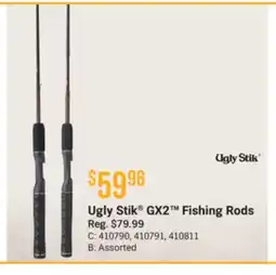 Cabela's Ugly Stik GX2 Fishing Rods offer