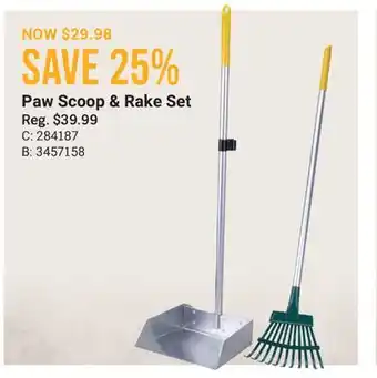 Cabela's Paw Scoop & Rake Set offer