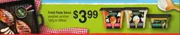 Chalo FreshCo Olivieri Fresh Pasta Sauce selected varieties 160g or 300mL offer