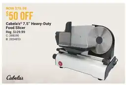 Cabela's Cabela's 7.5'' Heavy-Duty Food Slicer offer