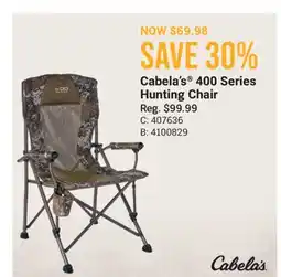Cabela's Cabela's 400 Series Hunting Chair offer