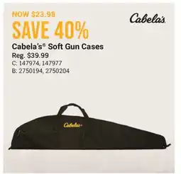Cabela's Cabela's Soft Gun Cases offer