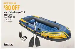 Cabela's Intex Challenger 3 Boat Set offer