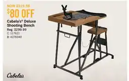 Cabela's Cabela's Deluxe Shooting Bench offer