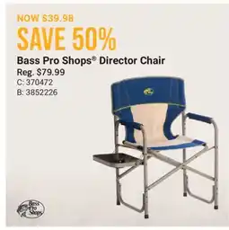Cabela's Bass Pro Shops Director Chair offer