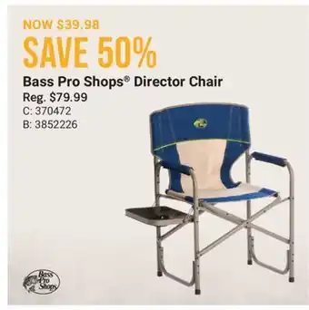 Cabela's Bass Pro Shops Director Chair offer