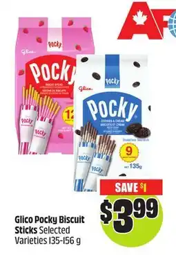 Chalo FreshCo Glico Pocky Biscuit Sticks Selected Varieties 135-156 g offer