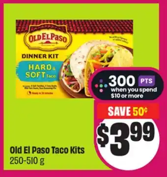 Chalo FreshCo Old El Paso Taco Kits 250-510 g offer