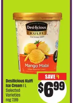 Chalo FreshCo Desilicious Kulfi Ice Cream 1 L Selected Varieties offer