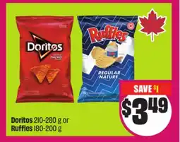 Chalo FreshCo Doritos 210-280 g or Ruffles 180-200 g offer
