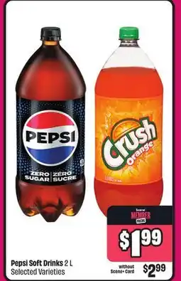 Chalo FreshCo Pepsi Soft Drinks 2 L Selected Varieties offer