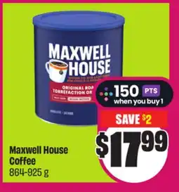 Chalo FreshCo Maxwell House Coffee 864-925 g offer