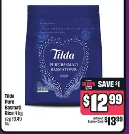 Chalo FreshCo Tilda Pure Basmati Rice 4 kg offer