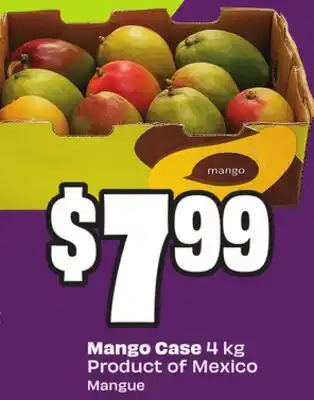 Chalo FreshCo Mango Case 4 kg Product of Mexico offer
